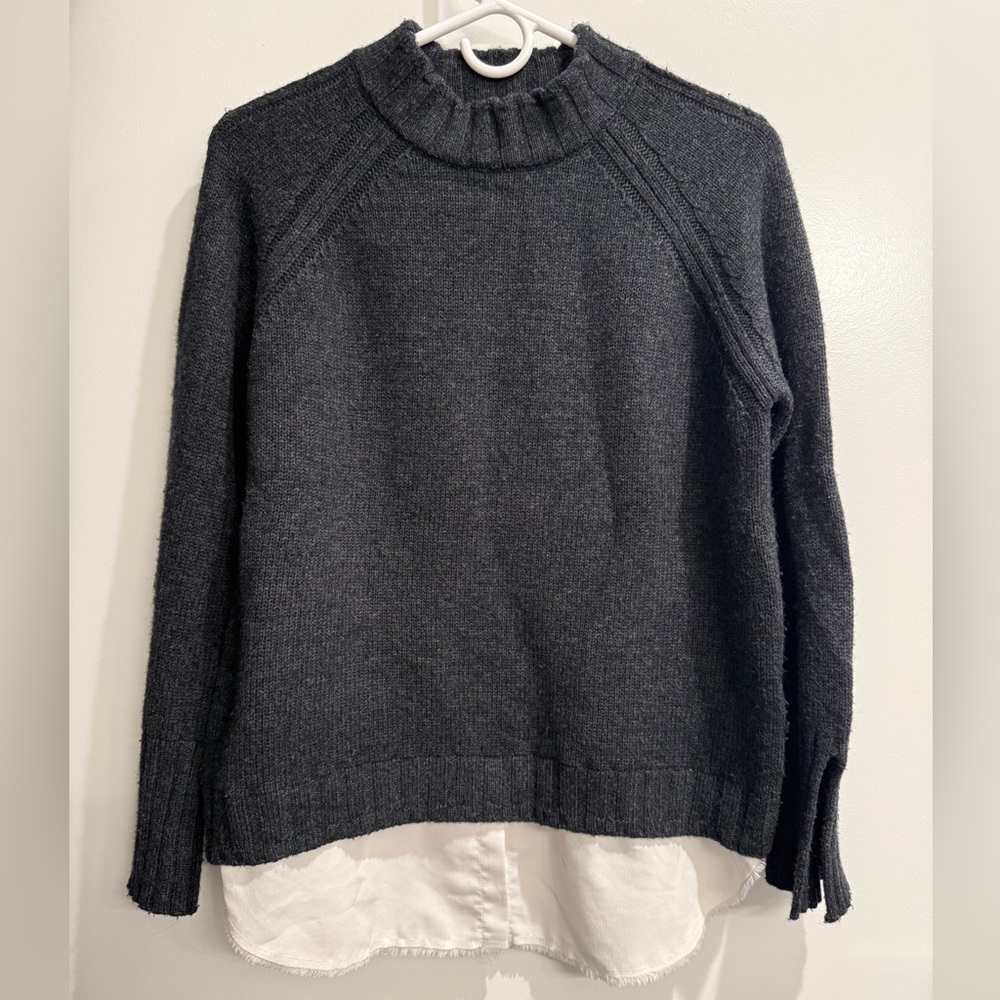 Brochu Walker Charcoal Gray Turtleneck Sweater